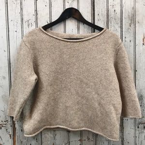 Eileen Fisher Wool Knit Crop